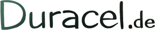 Logo-Schriftzug Duracel.de in Nachtfarben